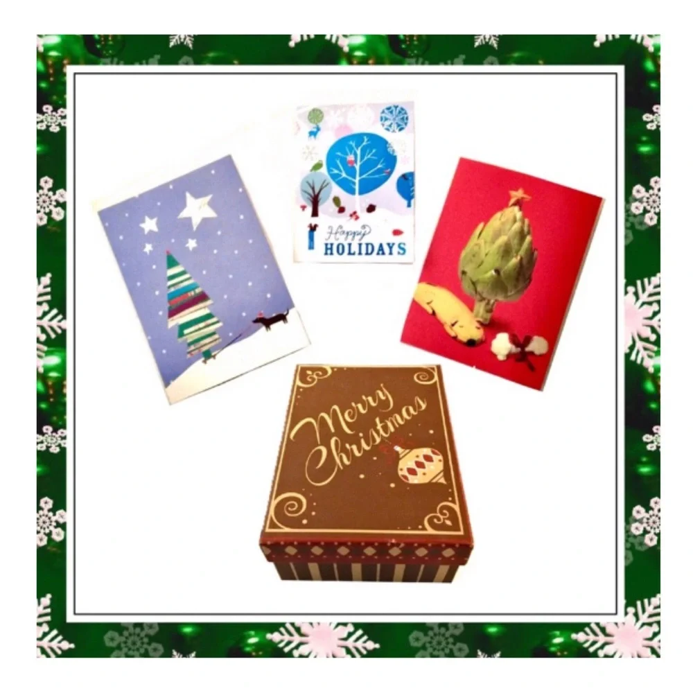 🆕 12 Christmas Cards—3 Style Assortment Gift Box